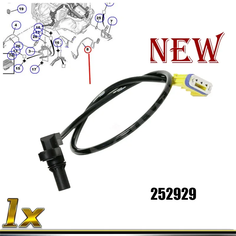 자동차 차량 속도 센서 VSS for Renault Clio Kangoo Megane Peugeot Partner Citroen Berlingo 7700100008 252934