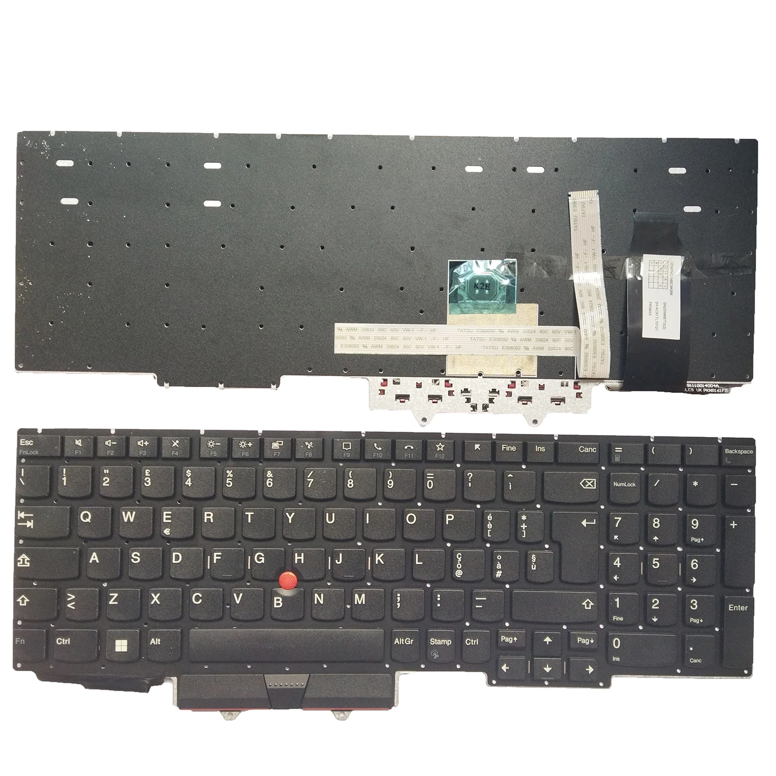 

Черная клавиатура IT для Lenovo ThinkPad E15 Gen 1 20RD 20RE
