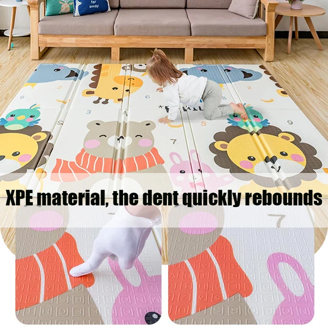 BEKOBABY Baby Play Mat Kids Carpet 200*180CM Thicken Eco-friendly EPE Children Playmat Cartoon Non-slip Carpet Living Room Mat 2