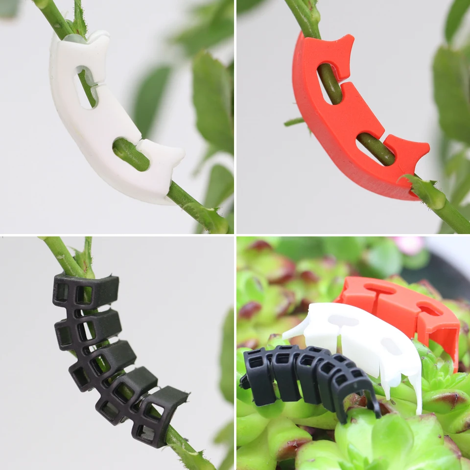 Lot De 40 Pinces En Argile Pour Tuteurs De Plantes - Eambou - Diamètre