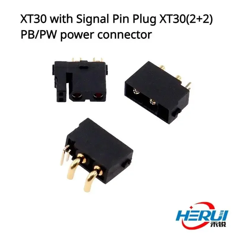 

XT30 with Signal Pin Plug XT30(2+2) PB/PW power connector