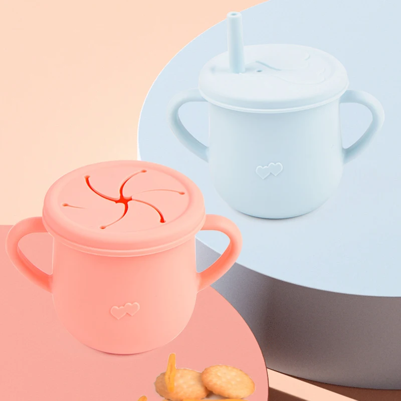 Silicone Meal Set Silicone Feeding Set Baby Tableware Set 4/6/8Pcs Baby Soft Silicone Suction Cup Bowl Dinner Plate Cup Bib Spoon Fork Set Anti-Slip Cutlery For Kids Feeding Dinner Plate