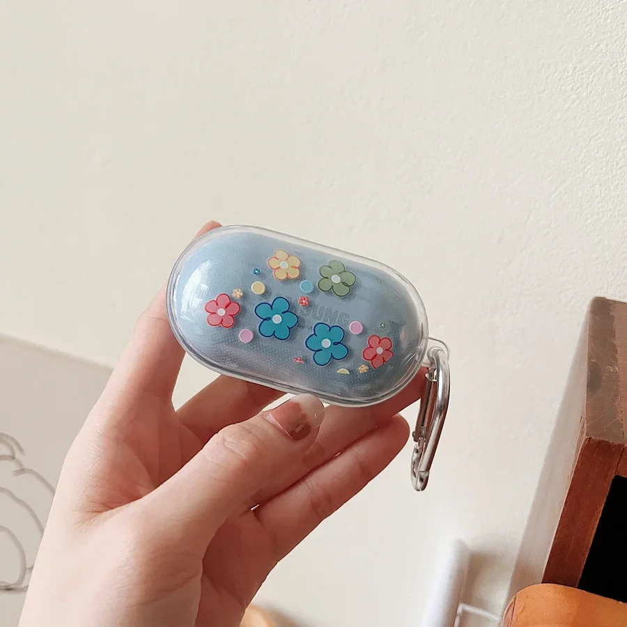 Custodia A Tulipano Fiore Per Samsung Galaxy Buds / 1 2 3 / Buds Plus Custodia Colorata Proteggi Custodia In Silicone Per Auricolari Per Galaxy Buds P