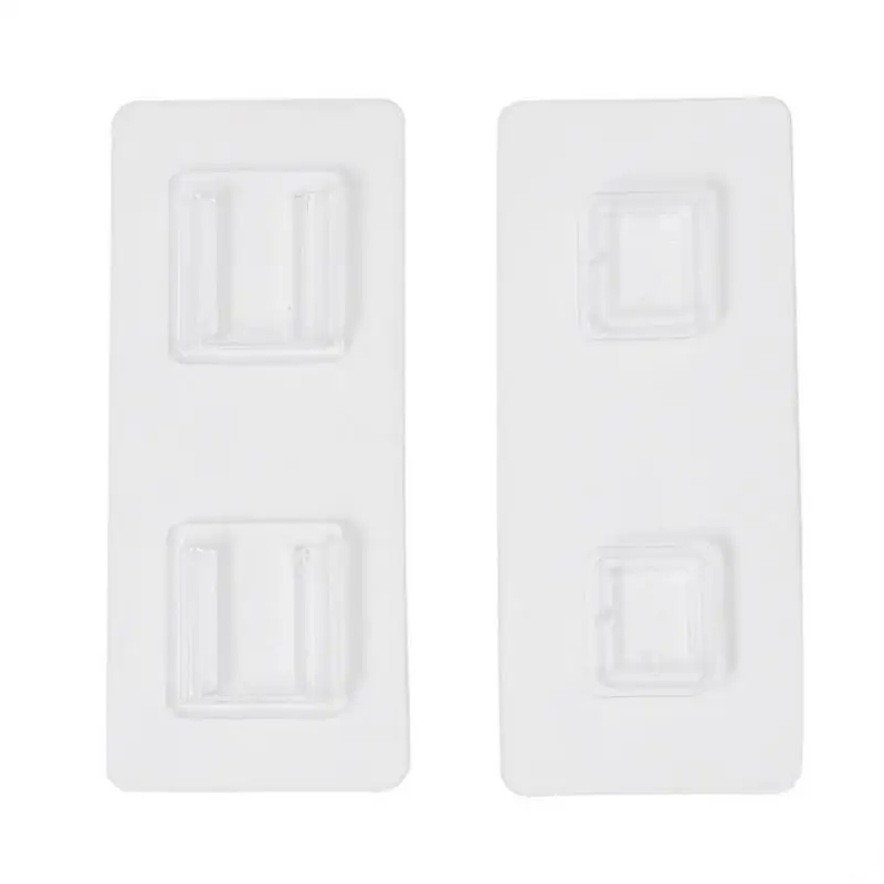 1pcs Double-Sided Hooks Strong Adhesive Transparent Traceless Wall Hook For Kitchen Bedroom Storage Holder Plug Socket Hanger