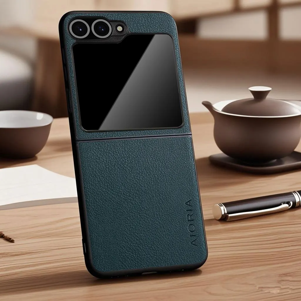 Minimalist Faux Pebbled Leather Case