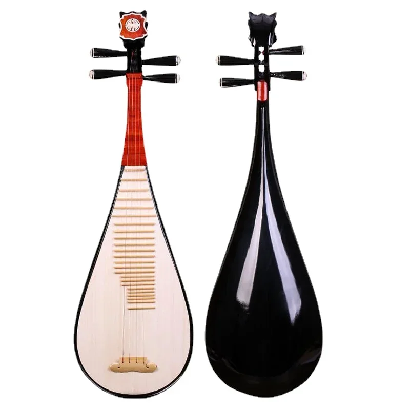 Adult Pipa Handmade Paulownia Wood Lute Instruments Beginners Learn Playing Chinese Stringed Instruments Ruyi Headstock 102cm