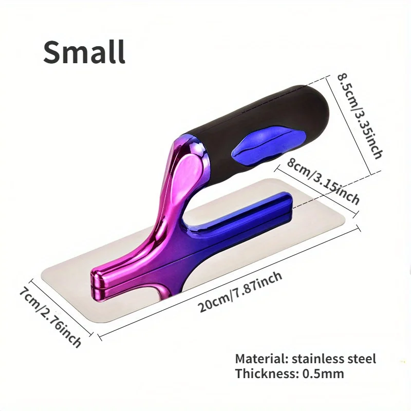 Stainless Steel Plastering Trowel Paint Scraper Cement Repairing Cracks Bricklaying Construction Tool 0.5mm Thickness putty knife scraper drywall spatula wall scraper paint scraper bricklaying trowel