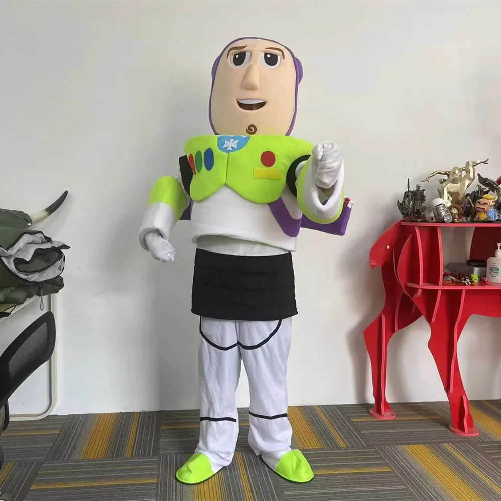 Disfraz publicitario de Toy Story, Buzz Lightyear, Woody, personaje de dibujos animados, mascota, disfraz de cumpleaños, vestido de fantasía, fiesta, Carnaval de animales