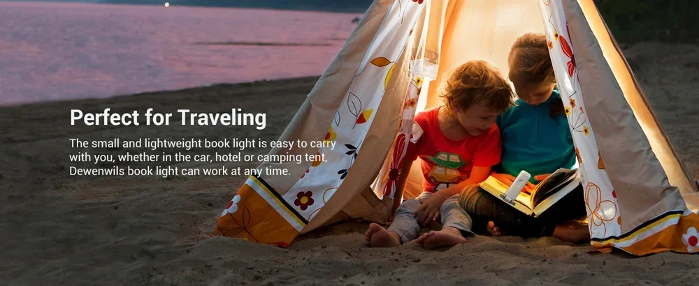 Description Picture 5 of itemMini Light Reading Clip Light LED Small Night Light USB Charging Adjustable Brightness Eye Protection Portable