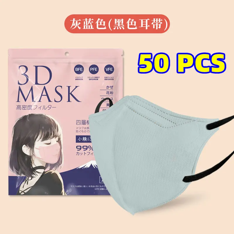 Détail des oreilles en élastique et du bord nasal d'un masque de protection respiratoire.