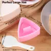 2pcs Sushi Mold Onigiri Rice Ball Food Press Triangular Sushi Maker Mold Sushi Kit Kitchen Bento Accessorie 5