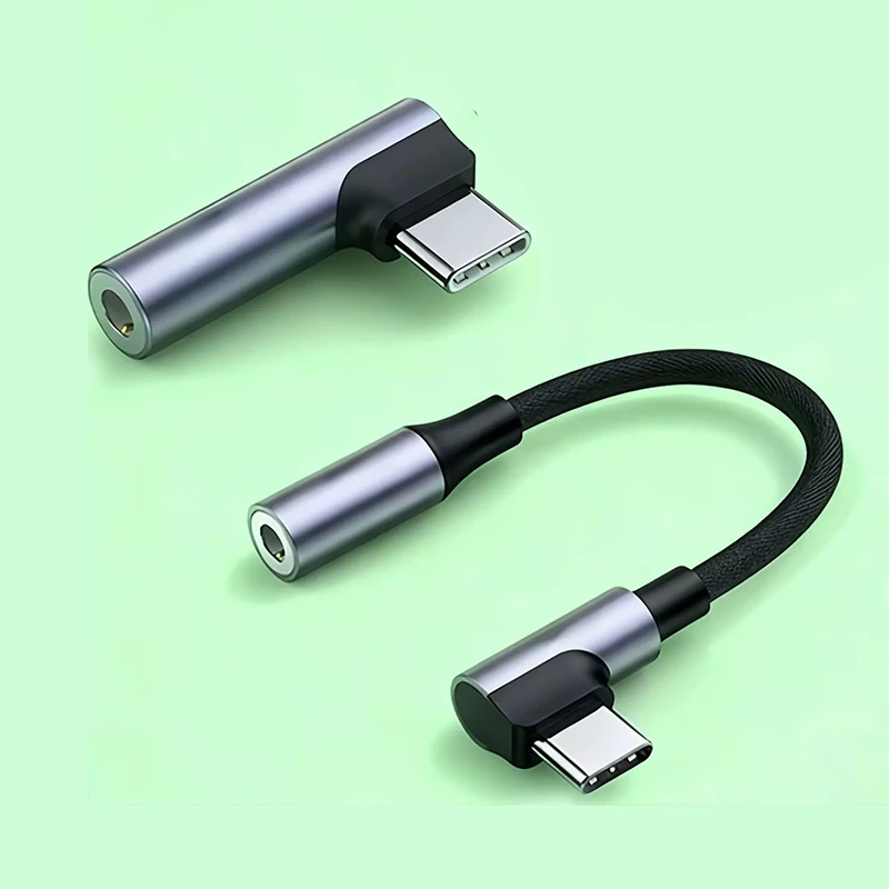Ultra-Slim Type-C to 3.5mm Audio Adapter | Compact and Portable Design