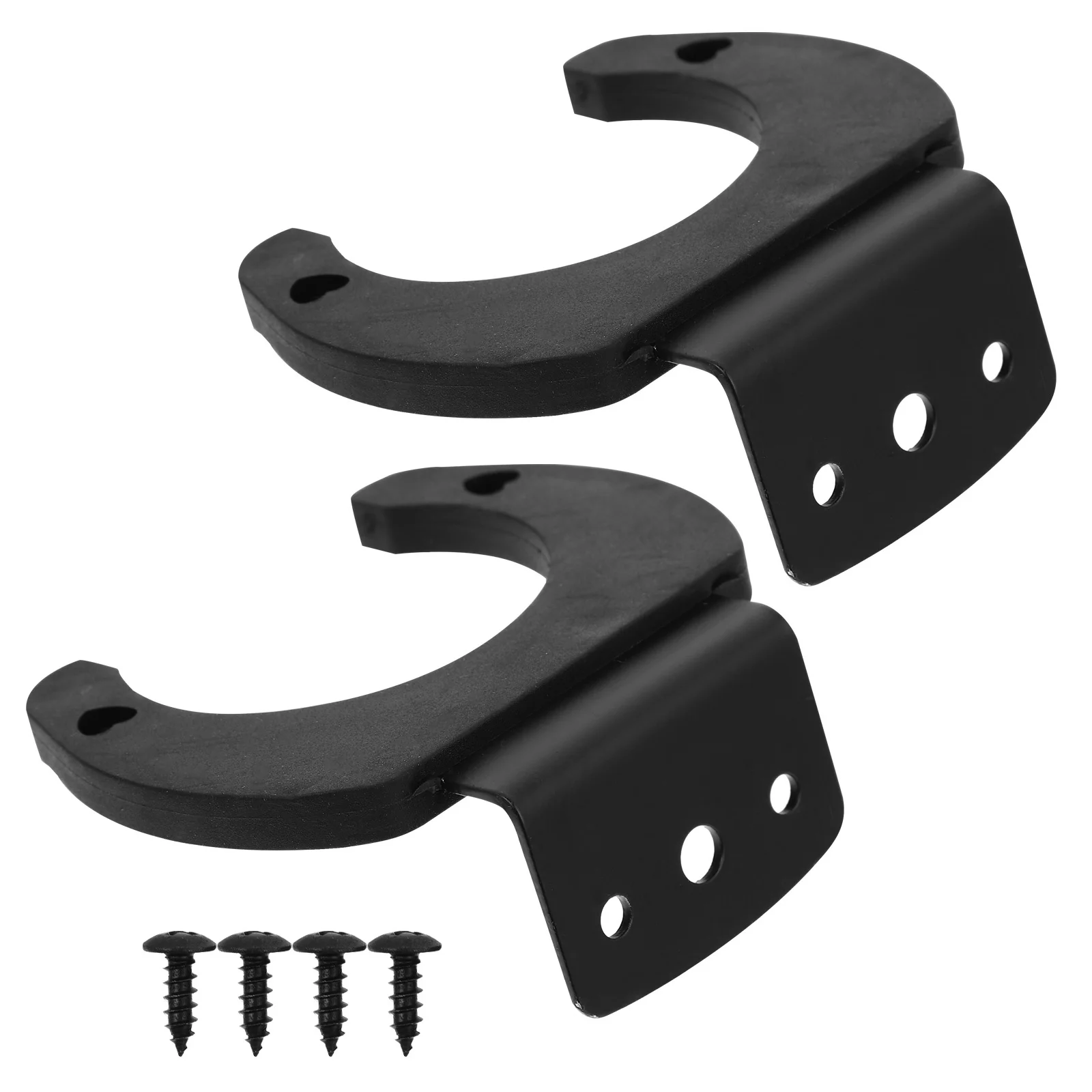 

2PCS Microphone Hook Metal Silicone Wall Mount Mic Clamp Stand Accessory