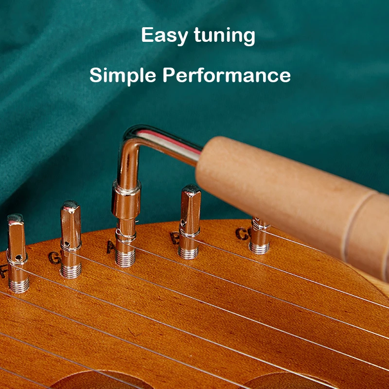 Lyre Harp 19 Strings Piano Harp High-quality Lyre 19 Strings Mahogany Musical Instrument With Spare