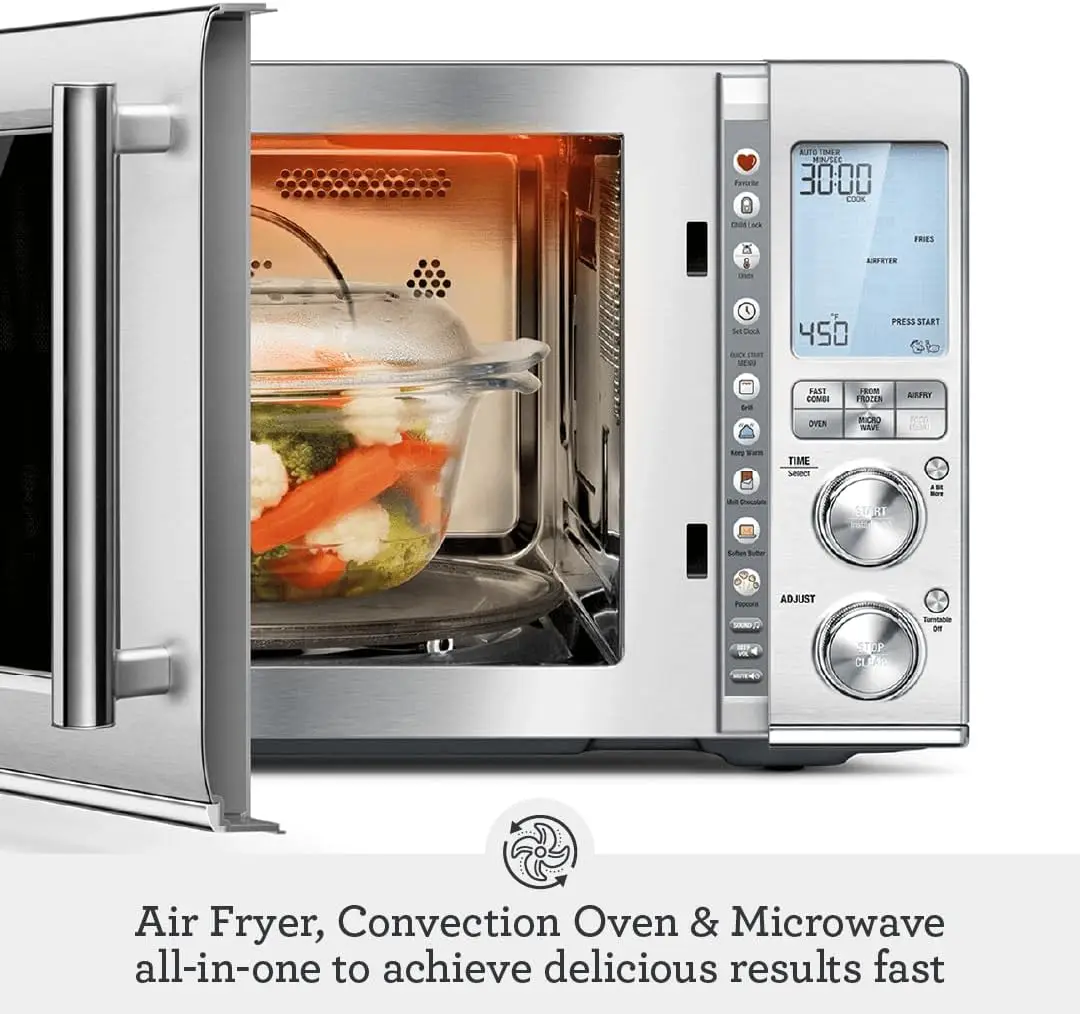 87 1  the  Wave 3 in 1 Microwave, Brushed Stainless Steel 3