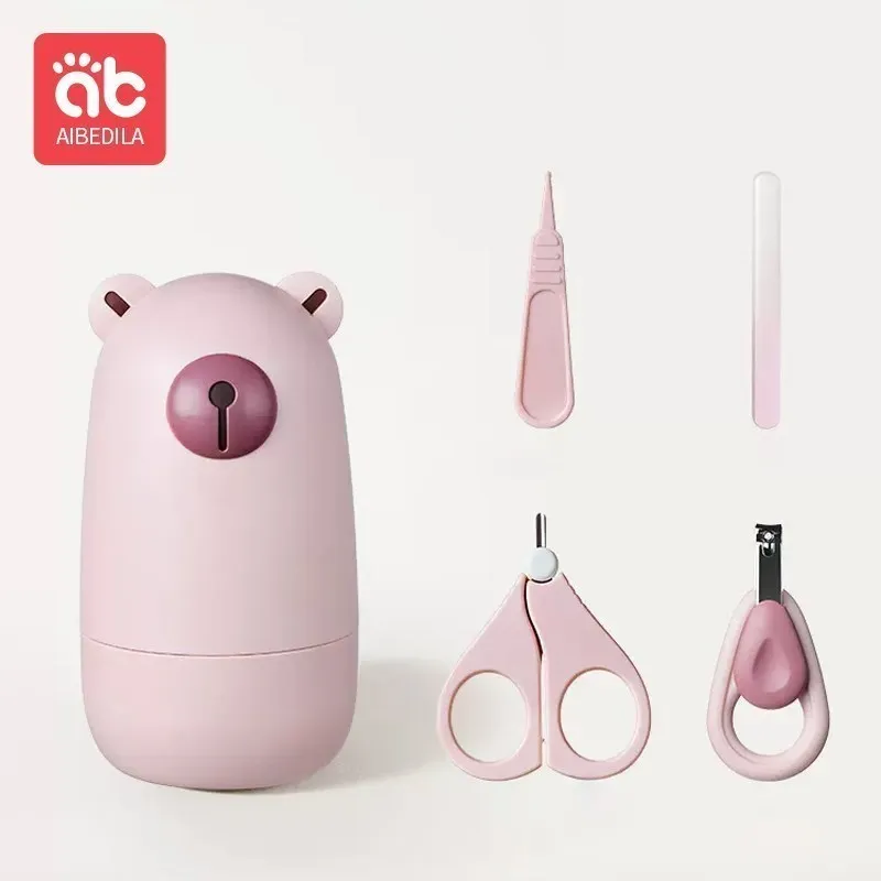 AIBEDILA Newborn Infant Souvenirs for Babies Items With Free Shipping Newborn Baby Purposes Baby Products New Born Manicure Sets 5