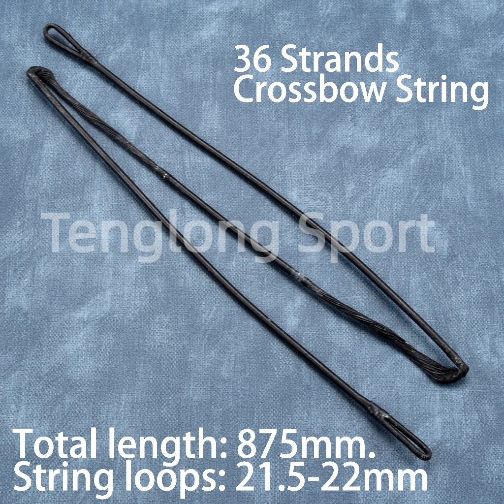 

Archery Crossbow String 875mm 36 Strands for 200-300 Lbs Bow Black 1pcs