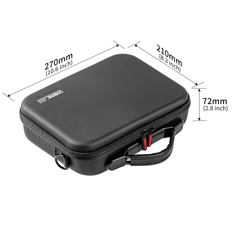Custodia Rigida In EVA Per Insta360 Ace Pro 2 - Borsa Da Viaggio Protettiva Con Maniglia, Organizer Per Fotocamera E Accessori, Dimensioni 21x16x6 Cm, Colore Grigio