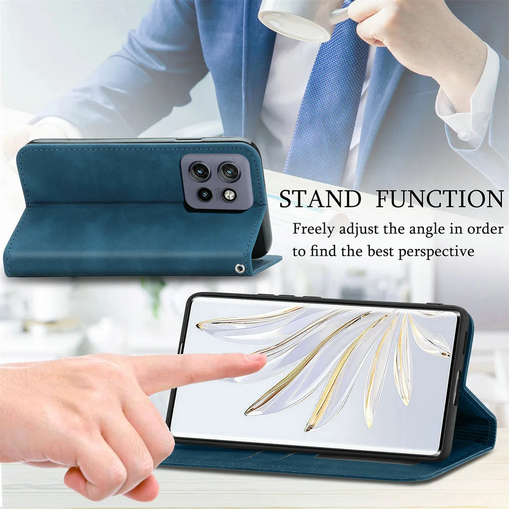 Smooth Wallet Leather Flip Case - Premium Book Cover