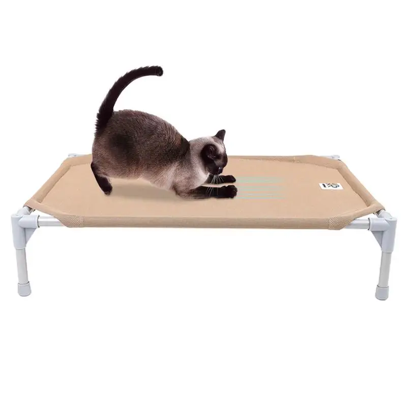 

Приподнятая детская кроватка с рамкой, со стальным каркасом и порошковым покрытием, инструмент для сна для пикника в помещении и на открытом воздухе, кемпинга