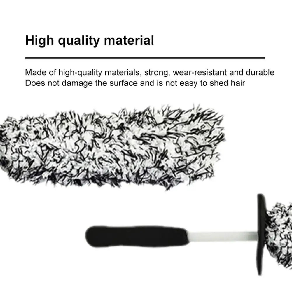 Car Wash Super Brush Microfiber Wheels Brush Gloves Non-Slip Handle Easy To Cleaning car wheel Spokes Car Accessories