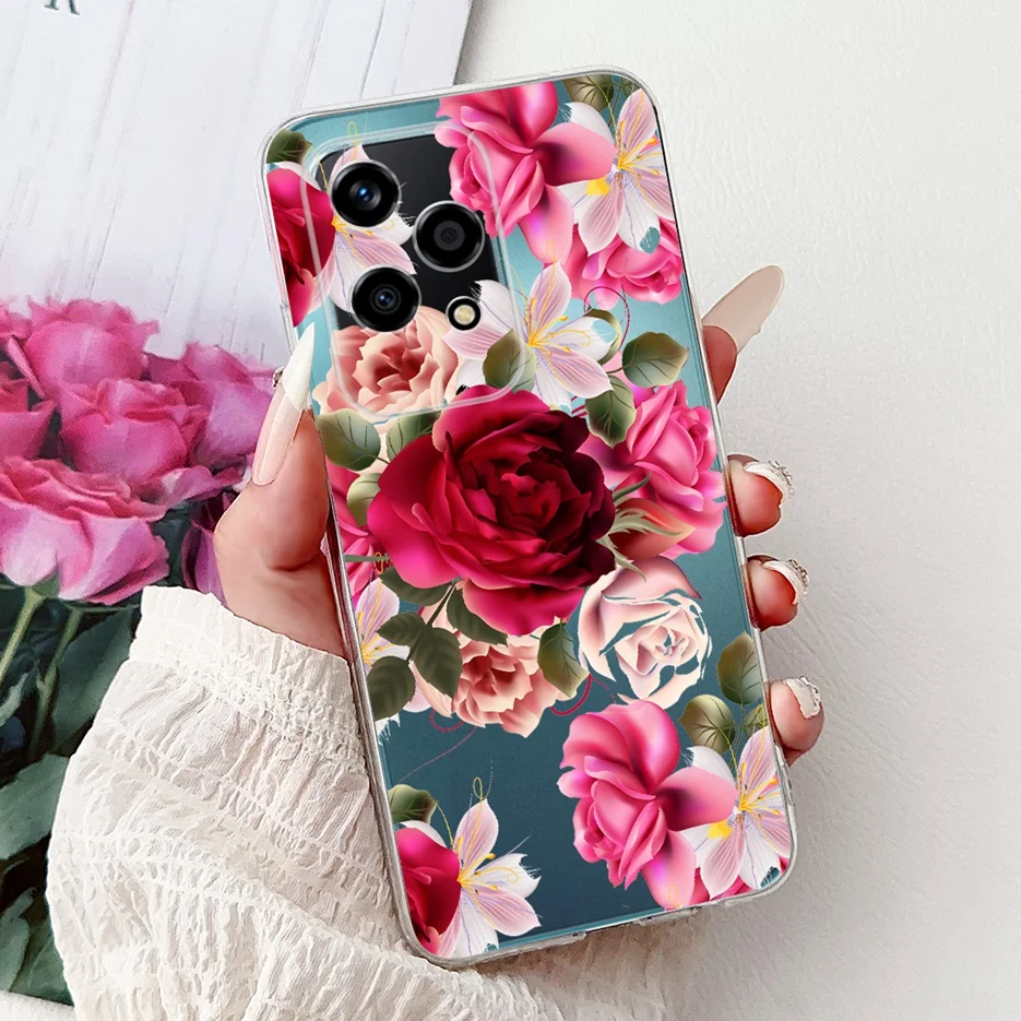 Colorful Flowers Fashion Painted Soft Slim Phone Case Cover