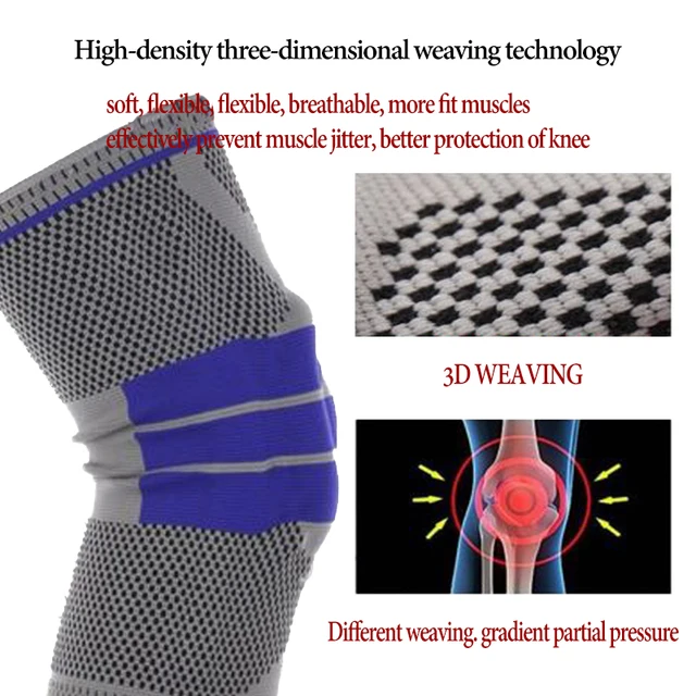 Medical Knee Brace Compression Knee Support Sleeve Sports Knee Pad for Running, Workout, Arthritis Pain Relief, Joint Recovery 4