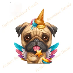 Fuzhen – décalcomanies de Boutique, accessoires extérieurs, graphiques de chien Hip Hop, autocollants et décalcomanies de voiture pour fenêtre coffre de voiture 