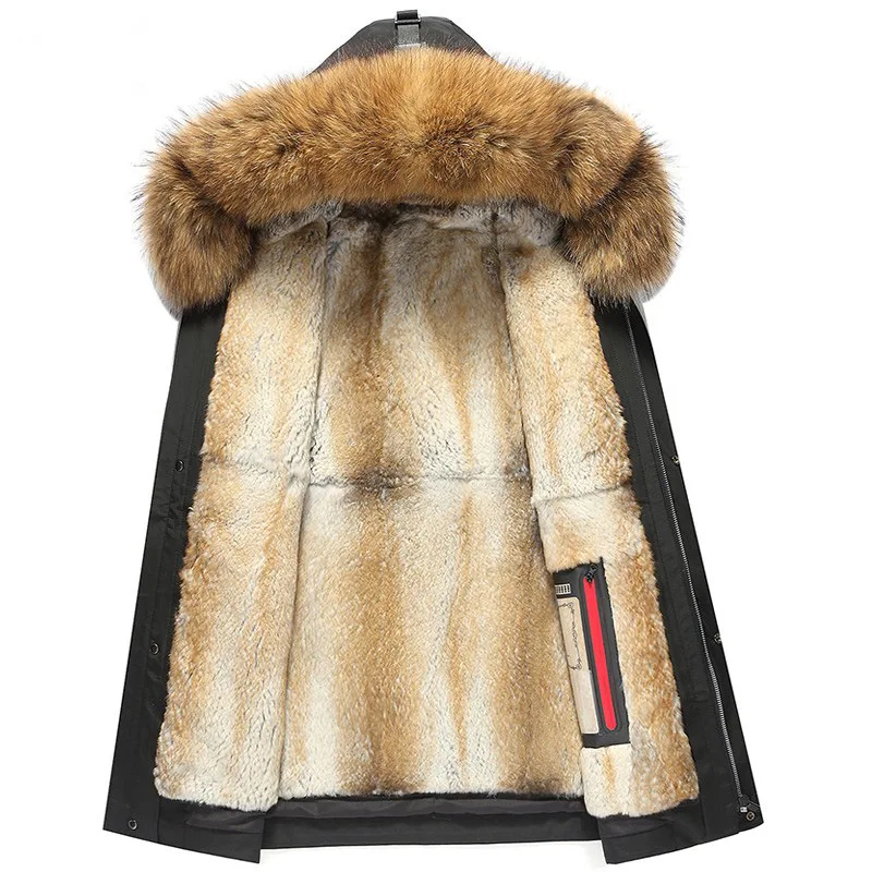 Pai Overcomes The Integration of Whole Mink Fur and Fur Men's Mink Inner Tank Nick Suit Fur Thickened Winter Coat
