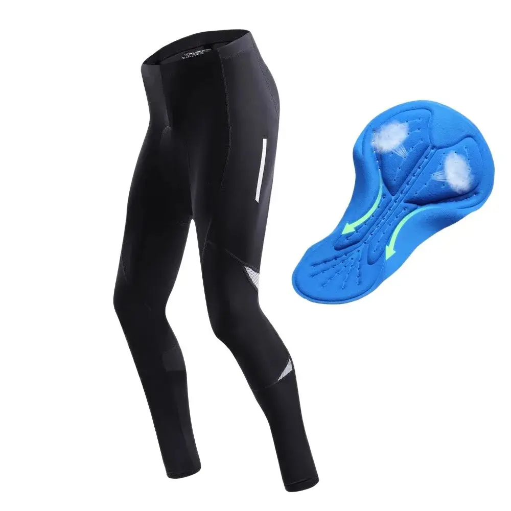 Outdoor Cycling Tights Men MTB Bike 3D Gel Padded Cycling Leggings Elastic Cyclist Riding Pants Quick Dry Bicycle Pants