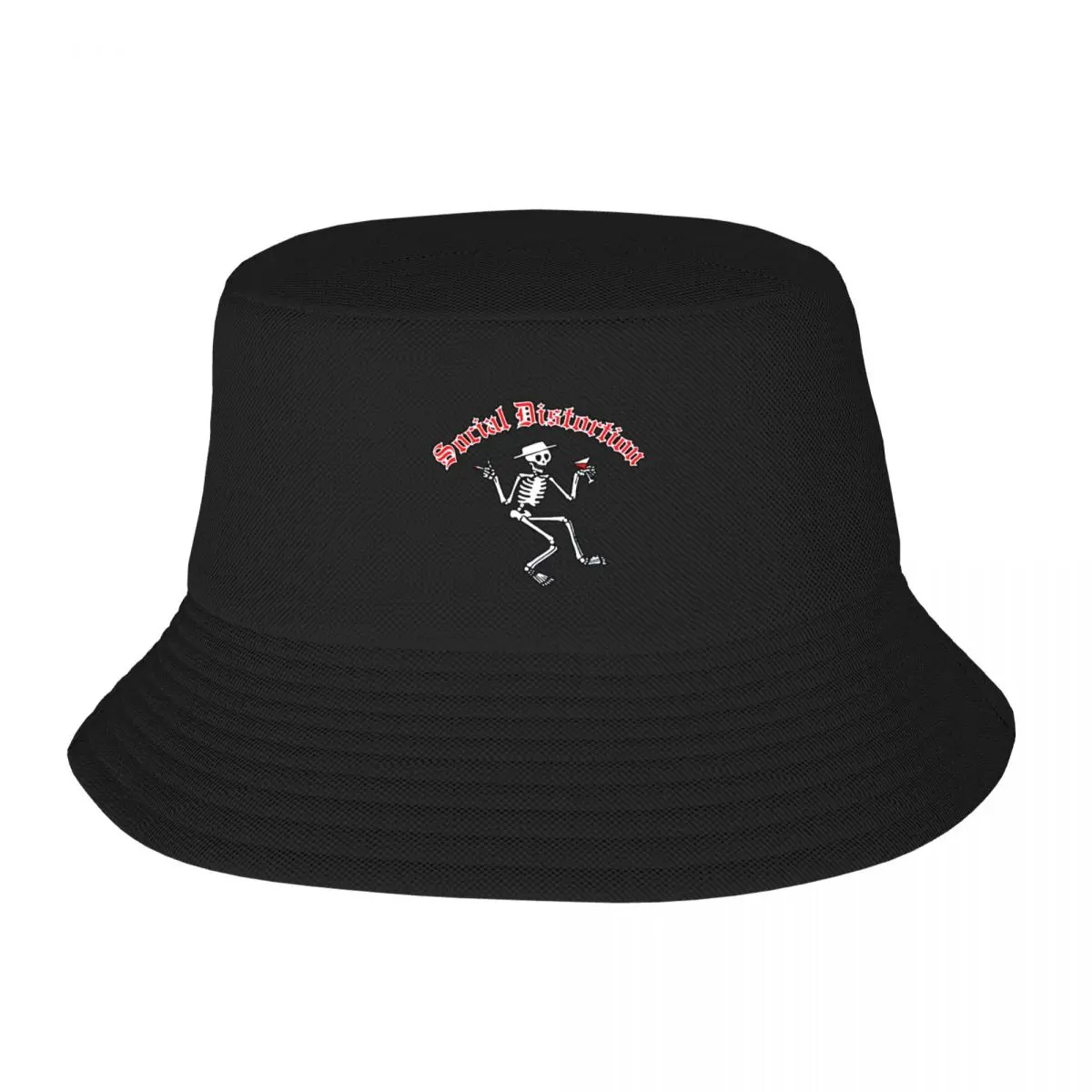 

New Social Distortion The Most Popular American punk rock band Bucket Hat New In The Hat Golf Wear Designer Hat Women Caps Men's