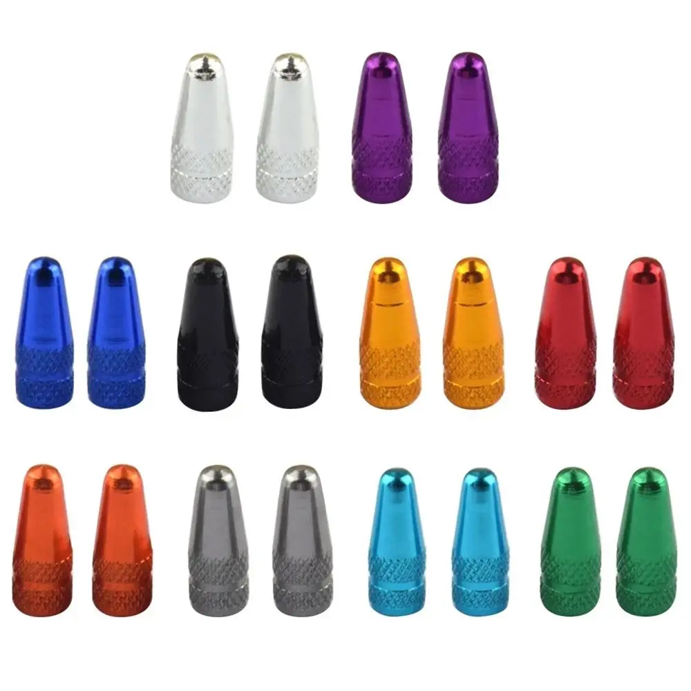 Aluminum Alloy Road MTB Track Racing Bike Tube Tyre Bicycle Tire Wheel FV French Valve cap Presta AIR Valve Caps 4Pcs, bicycle valve cap, bicycle tire valve cap, valve cap, valve caps