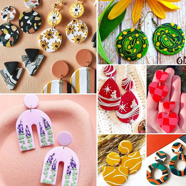 193Pcs Pcs Polymer Clay Cutters Set Plastic Clay Earring Cutters Reusable  DIY Polymer Clay Jewelry Craft Making Kit - AliExpress