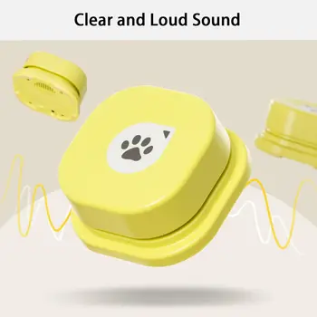 Mewoofun Voice Recording Button Pet Toys Dog Buttons for Communication Pet Training Buzzer Recordable Talking Button with Mat 3