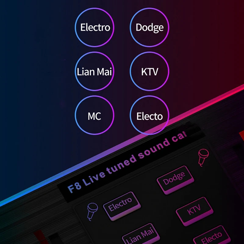 음악 신시사이저 튜닝 사운드 카드, 오디오 앵커 노래 장비, 휴대폰 컴퓨터 마이크, 음성 변경