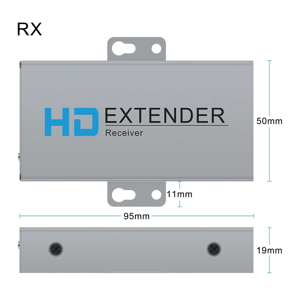 50M HDMI Over IP Network Extender 1080P HDMI Transmitter by RJ45 CAT5e CAT6 LAN Extensor Like Splitter Support POE hdmi extender