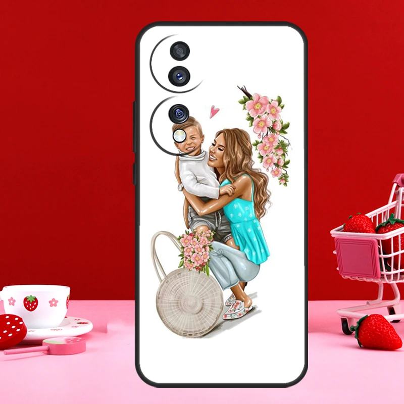 Elegant Mom & Baby Queen Design Phone Case - Premium Back Cover