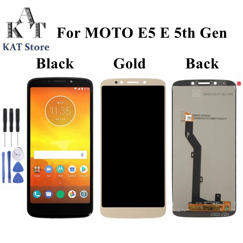 

LCD Display Touch Screen For Motorola Moto E5 E 5th Gen LCD Digitizer Assembly Without Frame Spare Repair Part