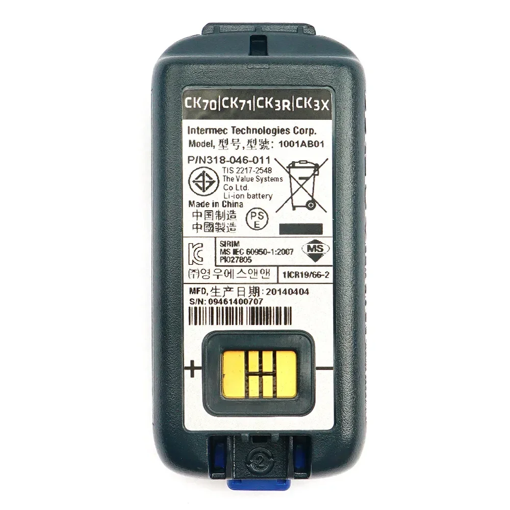 

Сменный аккумулятор 1001AB01 для Intermec CK70 CK71 CK3R CK3X