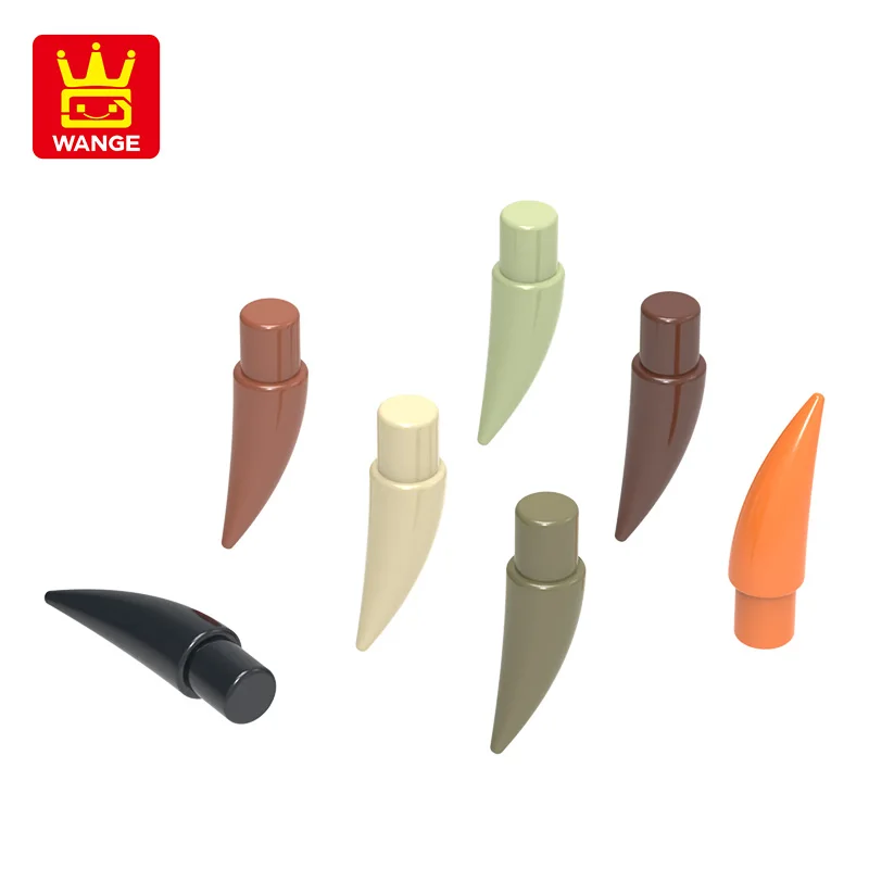 

20 Pcs/lot Teeth Claw Sharp Corner Building Block Moc Color Accessories Compatible with 53451 Brick DIY Children's Toy Gift