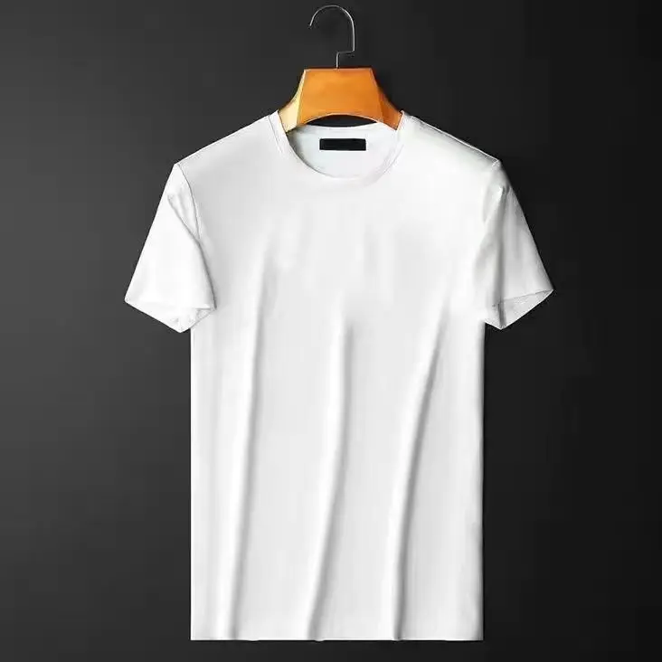 Round neck short sleeve white