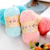 Pear Lustre Chenille Yarn 148Meters/Skein 2mm Thin Pleuche Wool Rope for Hand Crochet Dolls Shoes Materials 2