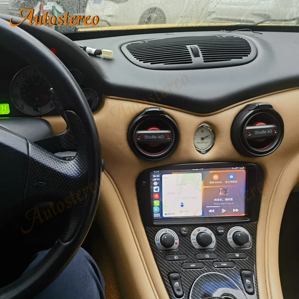 Carplay Auto Stereo Android 13 Car GPS Navigation For Maserati 3200GT 4200GT Mul