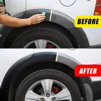 Crème de rénovation plastique LOORSAN 32G, restaurateur de brillance noir longue durée pour pneus de voiture, pare-chocs, garnitures et pièces intérieures en plastique 5