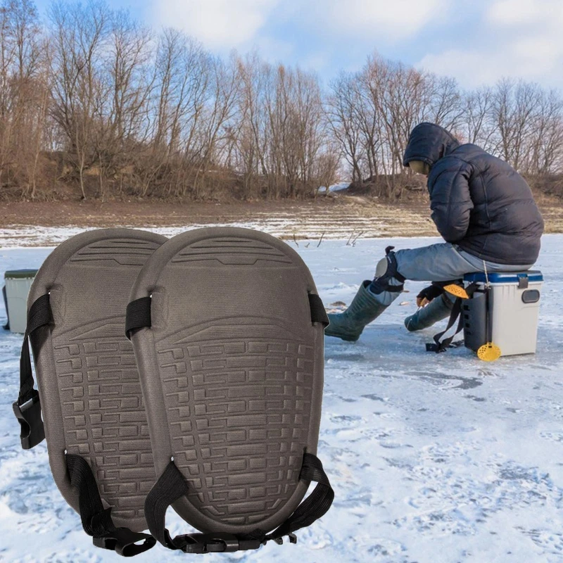 1 Pair Wear-resistant EVA Knee Pads Outdoors Fishing Sports Knee Warm Protector G99D