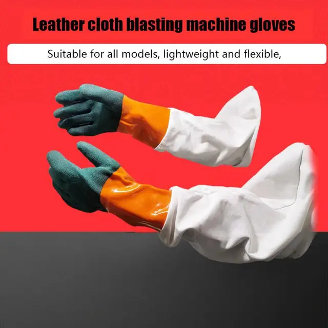 Homokfúvó Kesztyűk Lélegző Kényelmes, Kopásálló Kesztyű Gépek Kiegészítők