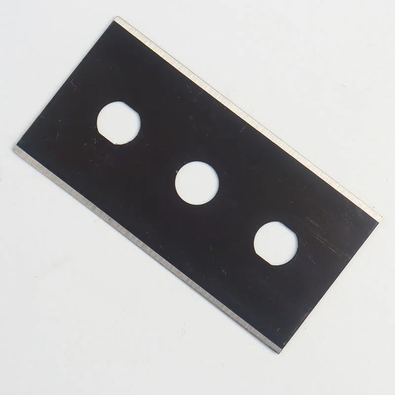 Carbon Steel Material Three Hole Blade Slitting Machine Three Hole Blade Industrial Film Slitting Blades