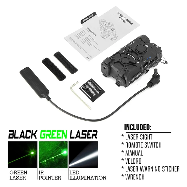 Black Green Laser