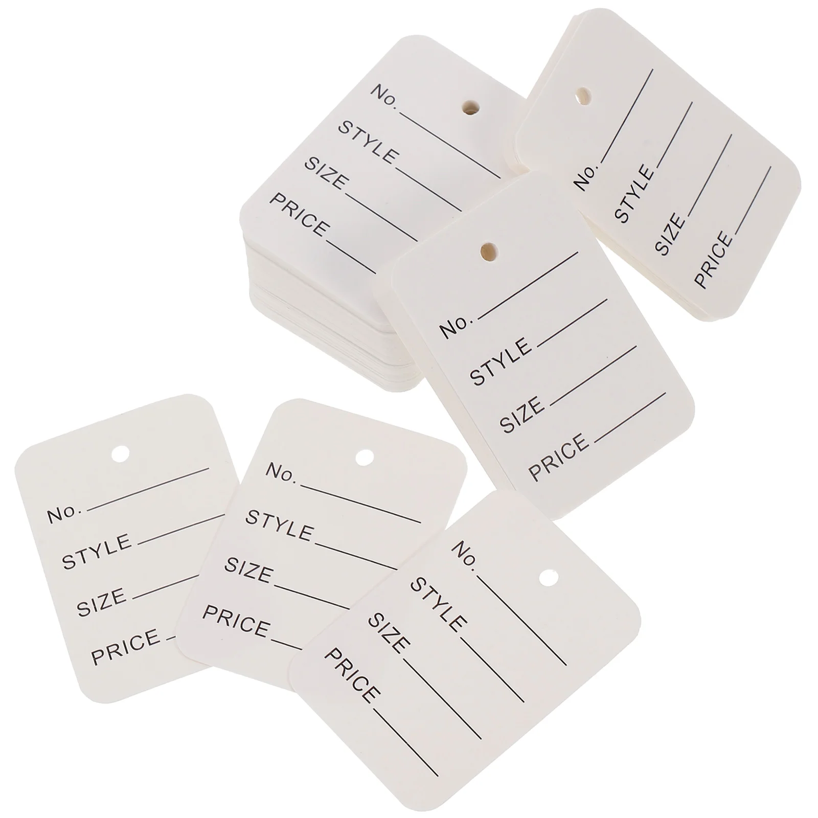 

1000 Pcs Price Tag for Shop Paper Clothes Hanging Labels Commodity Tags Hat Shoes