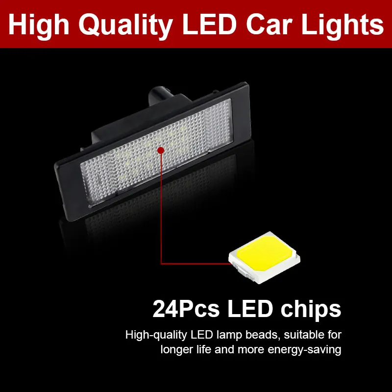 2PCS Auto Led Anzahl Kennzeichen Licht Canbus Fehler Kostenloser Für BMW Mini Cooper S Clubman R55 Countryman R60 Paceman r61 Kit – Detail 2